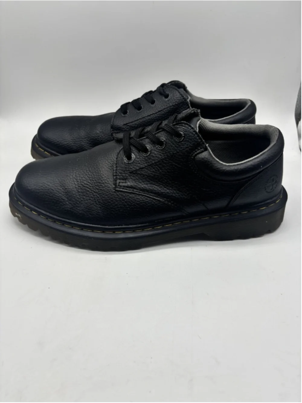 Dr. Martens 8053 Black Nappa Leather 5-Eye Shoes Men's 12 Great Condition